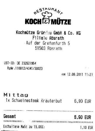 dret Hffner Kochmtze Restaurant